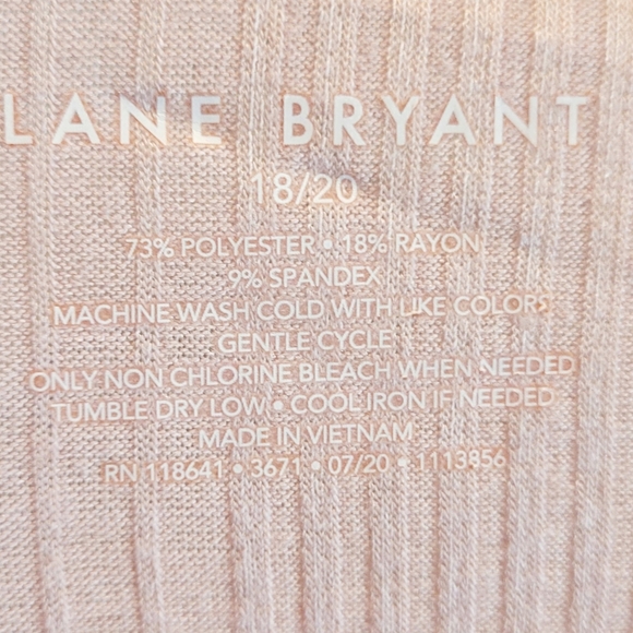 🌺Lane Bryant Sleeveless Top Light Pink - Picture 6 of 6